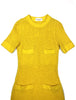 yellow knitted sonia rykiel dress plaisir palace the high-end vintage boutique Paris second-hand luxury second-hand second-hand clothing store