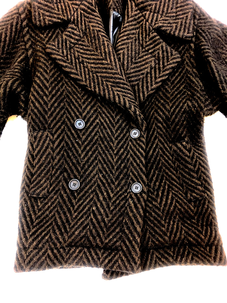vintage alaia manteau en laine epaisse plaisirpalace.fr ou 3 rue paul dubois 75003 Paris
