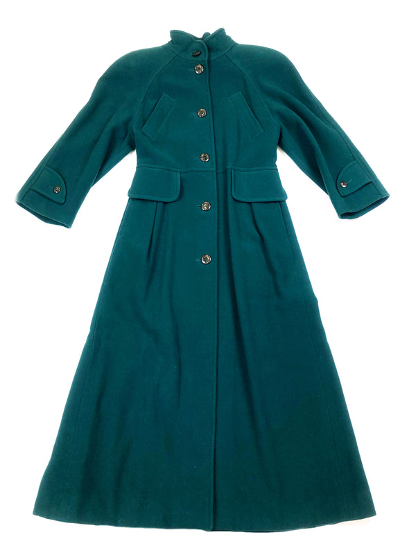 vintage courreges green wool coat at plaisir palace 3 rue paul dubois 75003 Paris