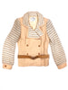 courreges vintage veste en laine ceinture cuir chez plaisir palace vintage store 3 rue paul dubois 75003 paris