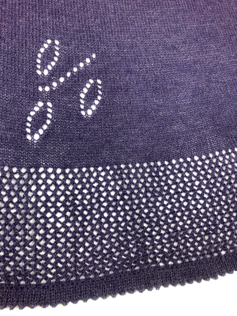 vintage emmanuelle khanh detail bas de la jupe en laine plaisir palace paris
