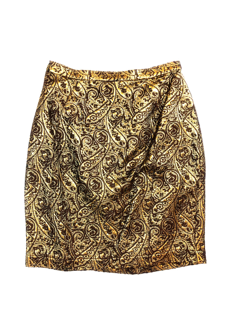 vintage thierry mugler gold skirt plaisir palace the high-end vintage boutique Paris second-hand luxury second-hand second-hand clothing store