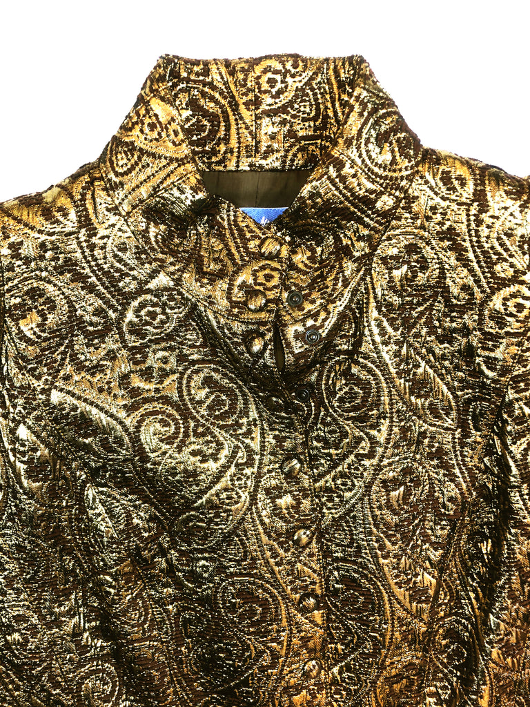 vintage thierry mugler golden jacket plaisir palace the high-end vintage boutique Paris second-hand luxury second-hand second-hand clothing store
